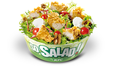 Kfc салаты. Салаты из KFC. KFC салат. Салат терияки КФС. Салат Цезарь КФС.
